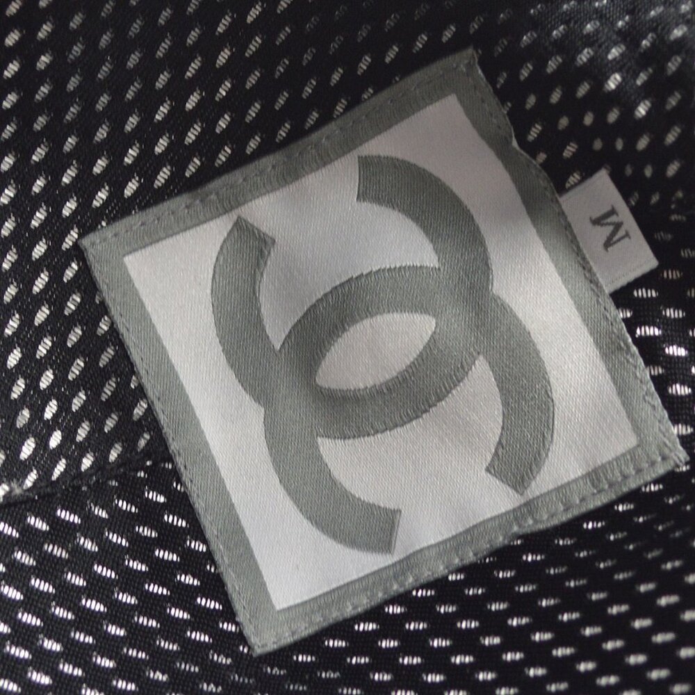 Chanel Sport Line Cap Hat Black #M Small Good - Picture 9 of 12